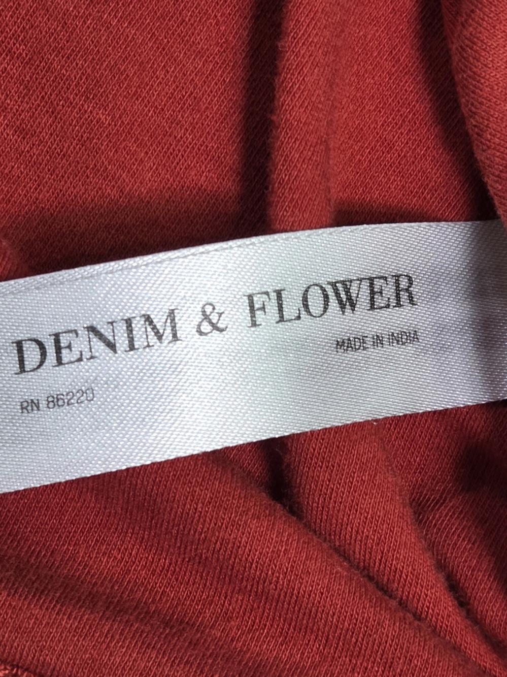 Denim & Flower Men's Red Geometric Micro Print Polo Shirt Short Sleeve Size L - Picture 9 of 11